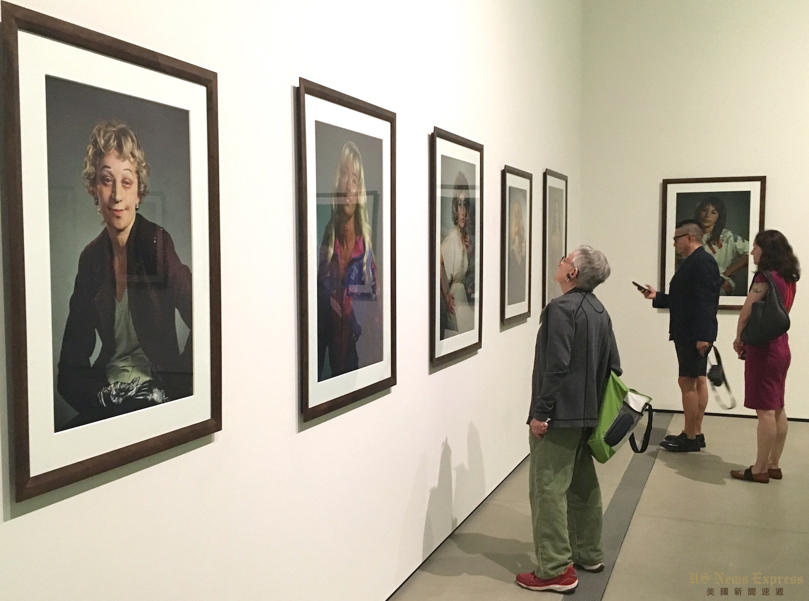 此次展览展示了她40年的创作历程。庞可阳摄
