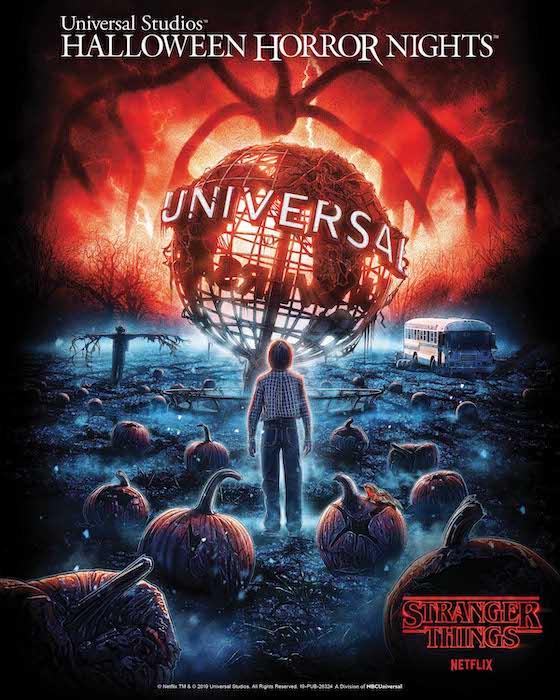Stranger Things maze returns to HHN 2019 (logo)