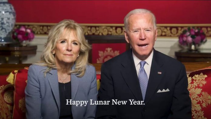 biden,拜登祝贺农历新年