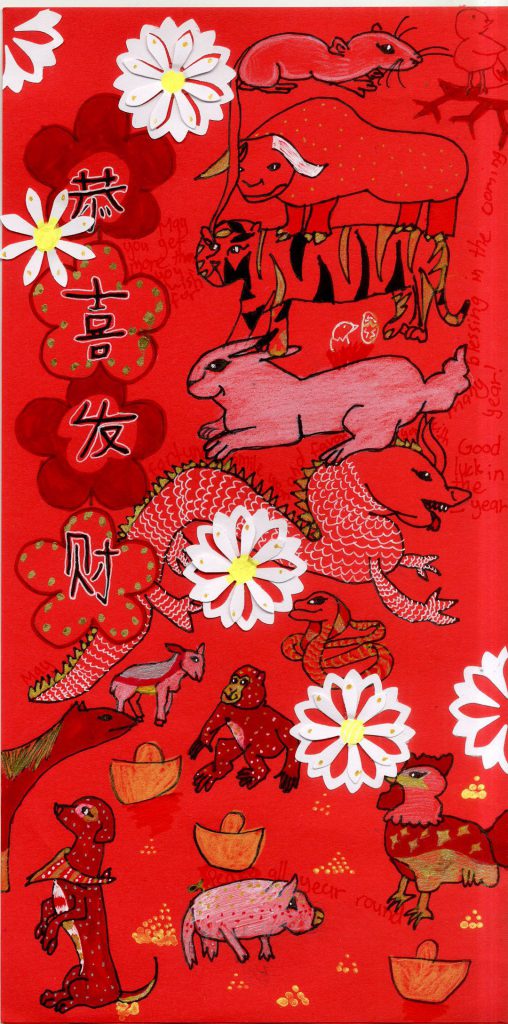  “龙的传人” 用画笔 “牛”转乾坤