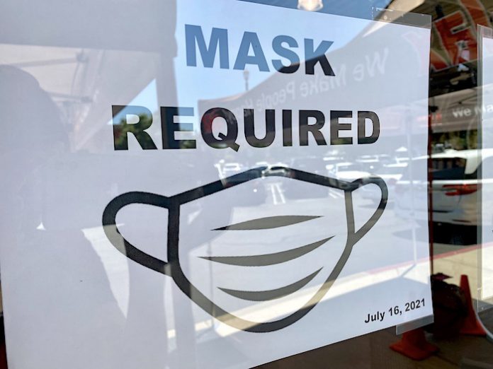mask required