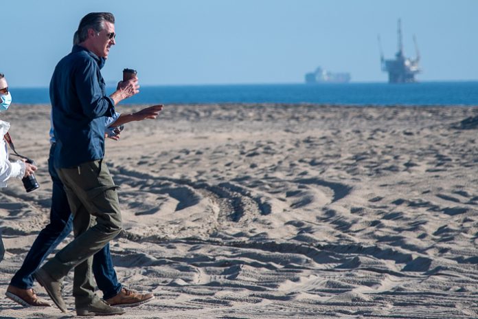 OCoilSpill Gavin Newsom_