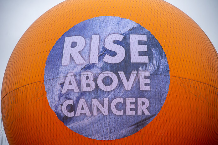 City of Hope FivePoint Rise Above Cancer Great Park Balloon Soars with Messages of Hope--50