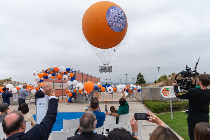 City of Hope FivePoint Rise Above Cancer Great Park Balloon Soars with Messages of Hope--58