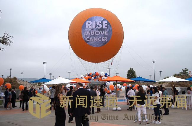 City of Hope FivePoint Rise Above Cancer Great Park Balloon Soars with Messages of Hope--9
